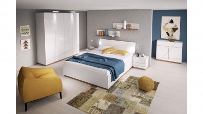  Lenart Futura 4 Door Wardrobe - Modern bedroom collection