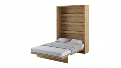  Bed Concept - Murphy Bed BC-01 - Vertical 140x200 - Oak Artisan - Modern Wall Bed
