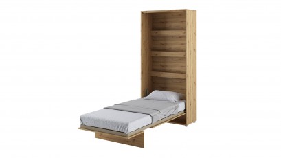  Bed Concept - Murphy Bed BC-03 - Vertical 90x200 - Oak Artisan - Modern Wall Bed