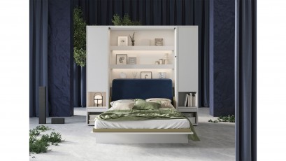  Bed Concept - Headboard BC-16GR for Murphy Bed BC-01 - For modern wall bed