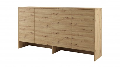  Bed Concept - Hutch BC-11 Oak Artisan - For modern wall bed