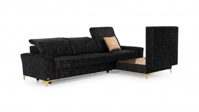 Unimebel Sectional Diverso II - Corner sofa with bed and storage