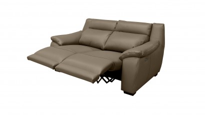 Des Loveseat Bergamo - Comfortable sofa with power recliners