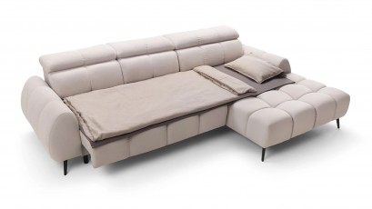 Puszman Sectional Piano - Modern corner sofa with sliding seat