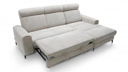 Puszman Sectional Notte - Modern corner sofa with bed and storage