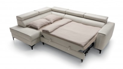 Puszman Sectional Otto - Contemporary corner sofa with bed and storage