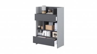  Bed Concept Bookcase BC-26 - G/G - Minimalist storage solution