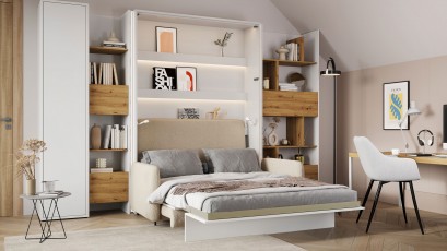  Bed Concept - Headboard BC-16BB for Murphy Bed BC-01 - For modern wall bed