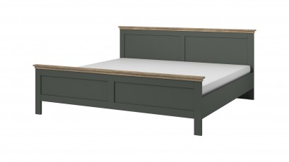  Helvetia Evora Queen Bed Type 31 G/O - Captivating green bed frame