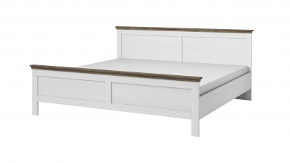  Helvetia Evora Queen Bed Type 31 A/O - Captivating white bed frame