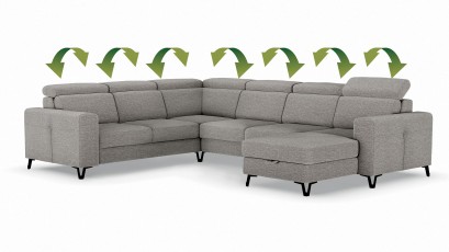 Libro Sectional Aspen - Large U-shaped sofa