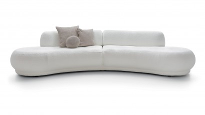 Puszman Sectional Gio - Curved sectional sofa