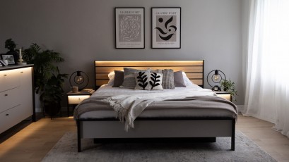  Lenart Gris Large Dresser - Modern bedroom collection