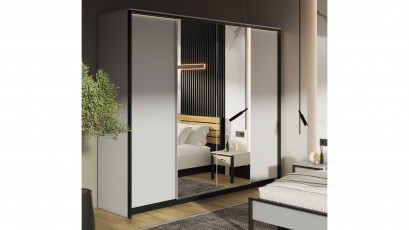  Lenart Gris Wardrobe - Modern bedroom collection