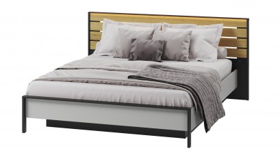  Lenart Gris Bed 160x200 - Modern bedroom collection