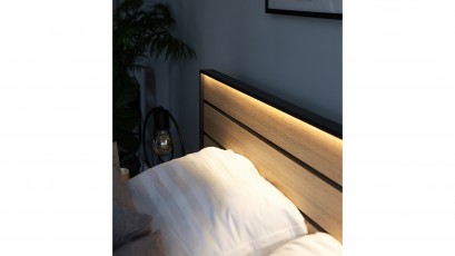  Lenart Gris Bed 160x200 - Modern bedroom collection