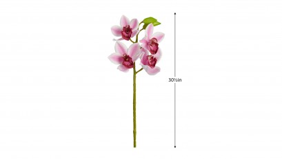  Torre & Tagus Cymbidium Orchid Stem - Pink - Decorative vase filler