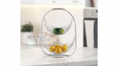  Torre & Tagus Swing 2 Tier Fruit Basket - Countertop essential