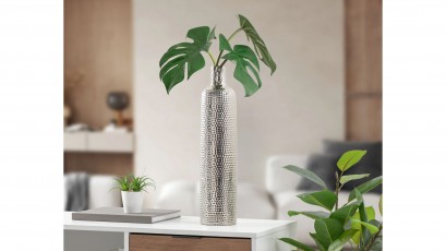  Torre & Tagus Tall Helio Hammered Vase - Decorative vase