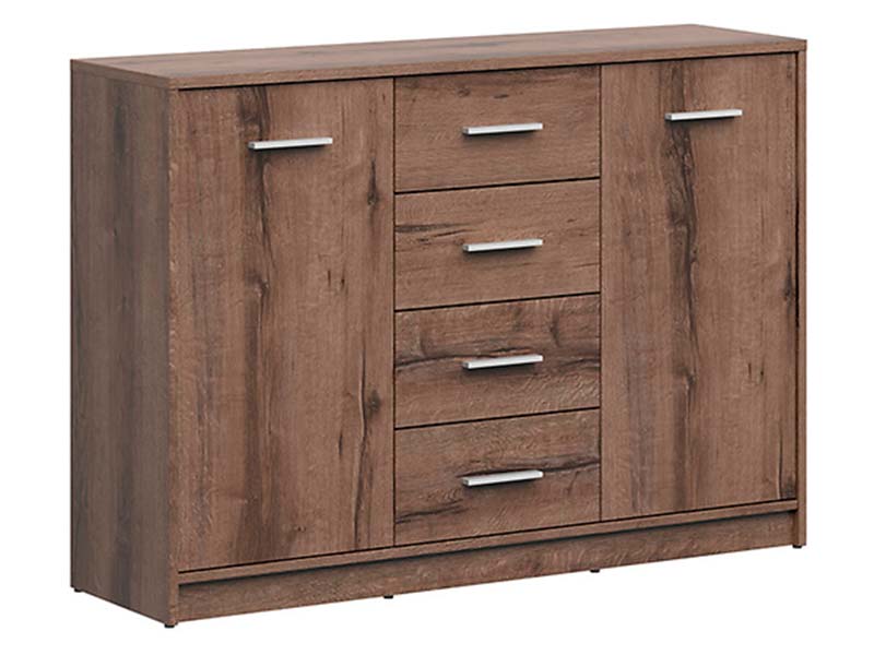  Nepo Plus Large Dresser Oak Monastery - Minimalist youth room collection - Online store Smart Furniture Mississauga