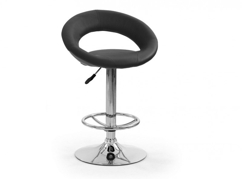 Halmar H-15 Black Bar Stool - Comfortable bar stool