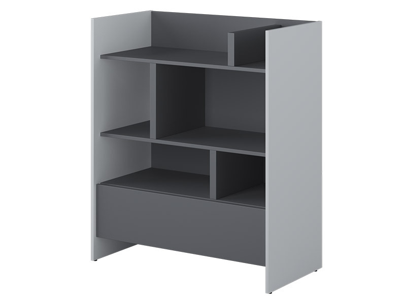  Bed Concept Bookcase BC-25 - G/G - Minimalist storage solution - Online store Smart Furniture Mississauga