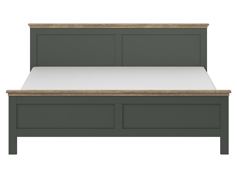 Helvetia Evora Queen Bed Type 31 G/O - Captivating green bed frame