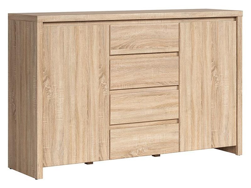 Kaspian Oak Sonoma Dresser - Versatile storage solution