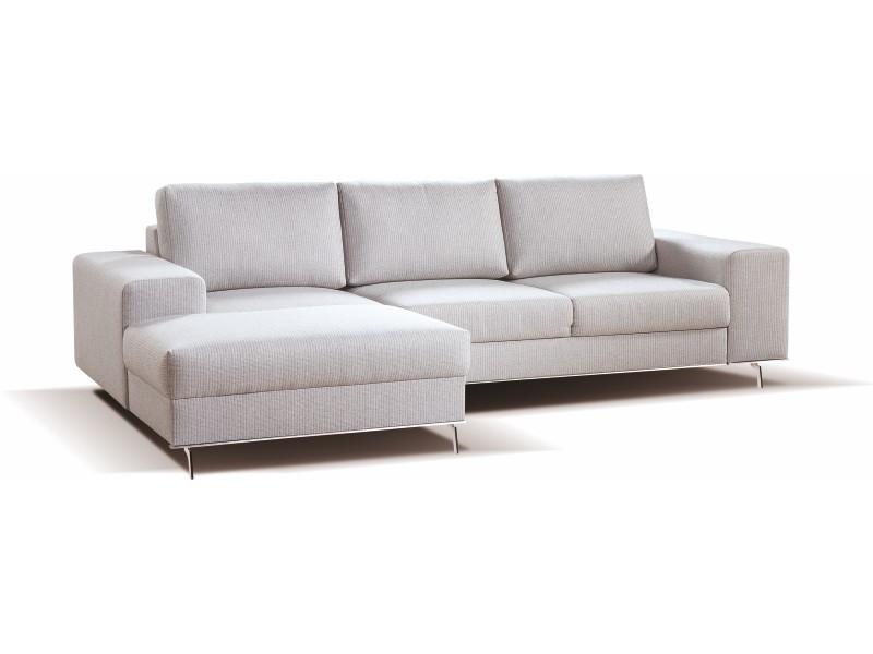 Libro Sectional Chrome OBKL-2F-PK - Sectional sofa with bed and storage - Online store Smart Furniture Mississauga