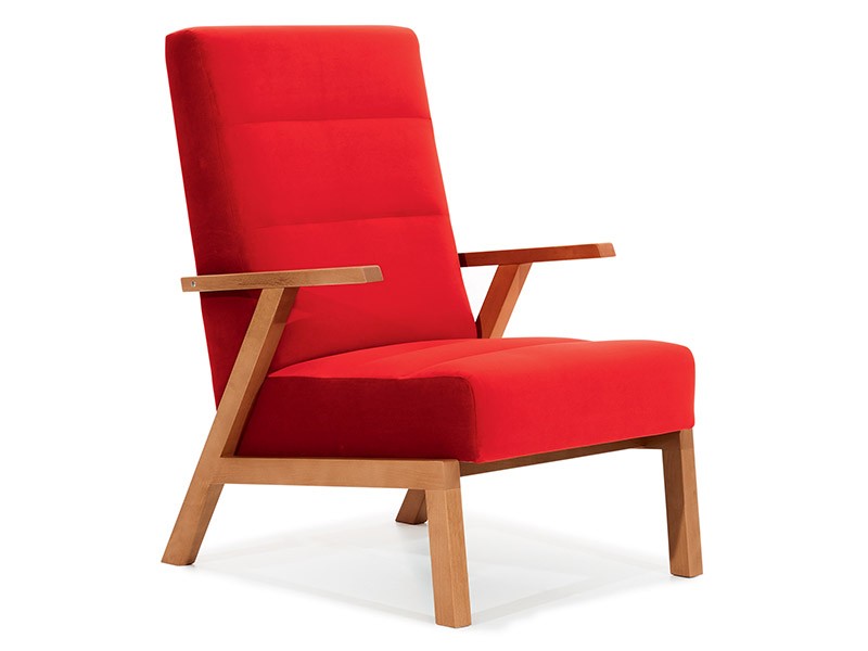 Unimebel Armchair Pedro - Red Velvet - floor model - Furniture made to last