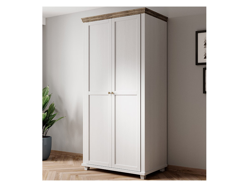  Helvetia Evora Wardrobe Type 18 A/O - Classic armoire - Online store Smart Furniture Mississauga