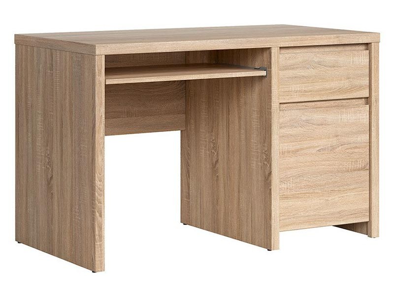 Kaspian Oak Sonoma Desk 120 - Sturdy desk