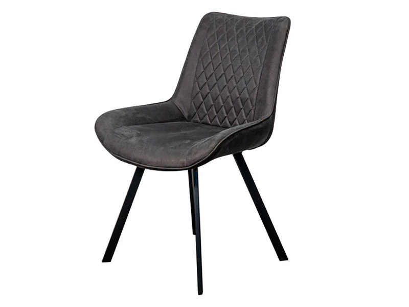  Corcoran Chair - Charcoal - Industrial dining chair - Online store Smart Furniture Mississauga