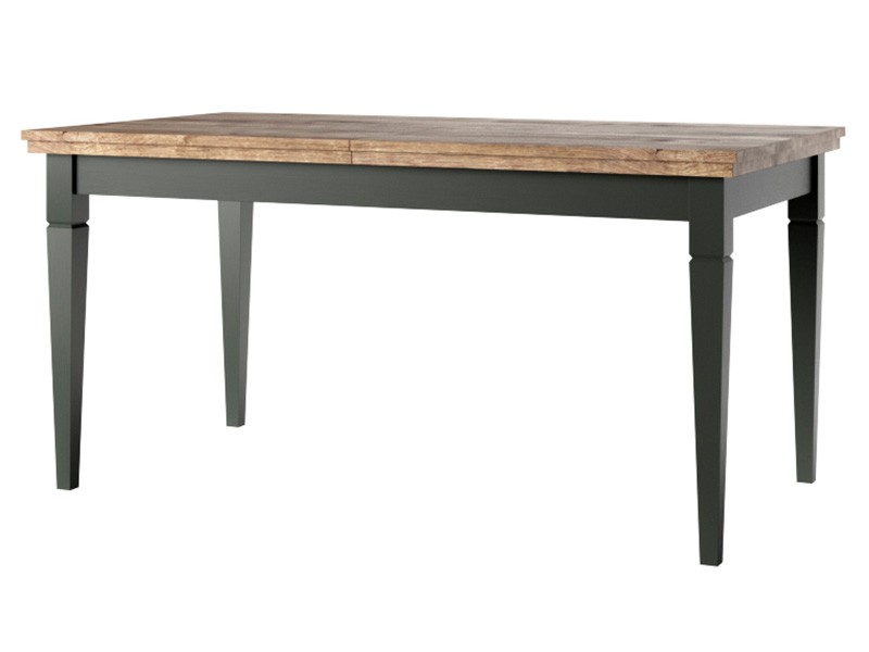 Helvetia Evora Table Type 92 G/O - Deep green extendable dining table