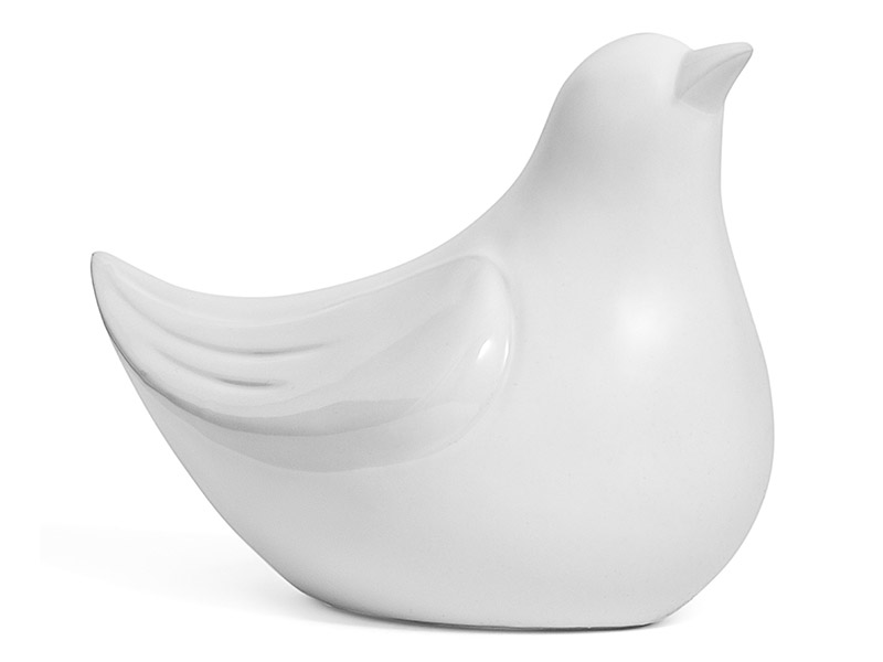  Torre & Tagus Gloss Wing White Bird  - Modern decor - Online store Smart Furniture Mississauga