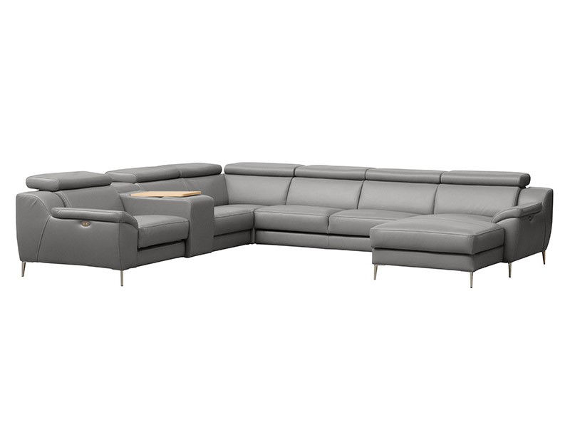 Des Sectional Domino - Large U-shape sofa with multiple features