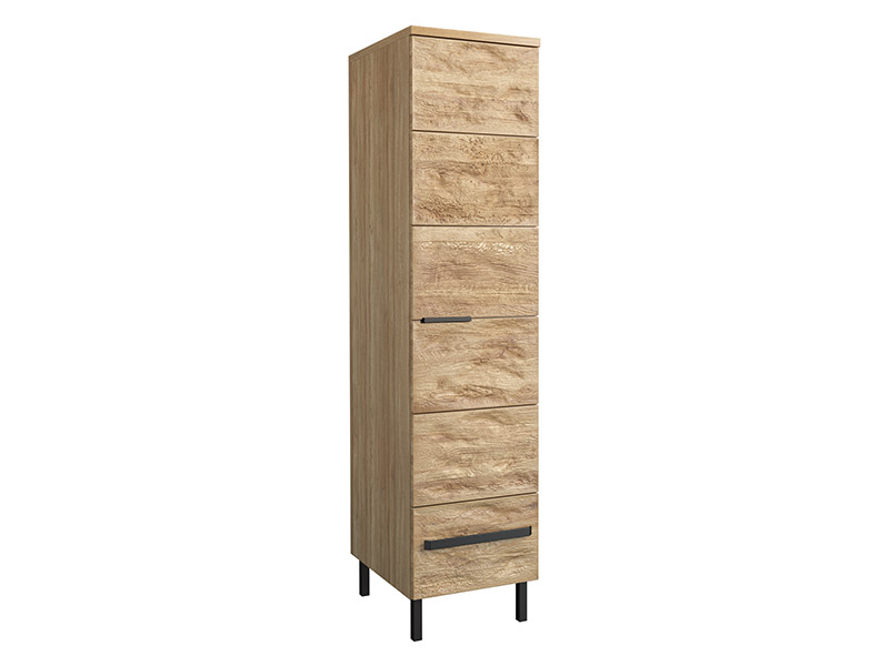  Mebin Pik Storage Cabinet Natural Oak Lager - Modern furniture collection - Online store Smart Furniture Mississauga