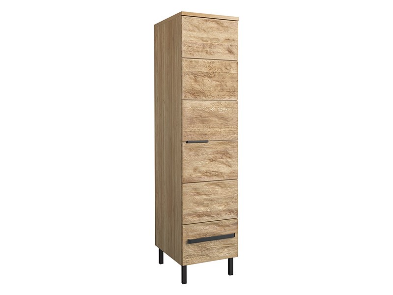 Mebin Pik Storage Cabinet Natural Oak Lager - Modern furniture collection