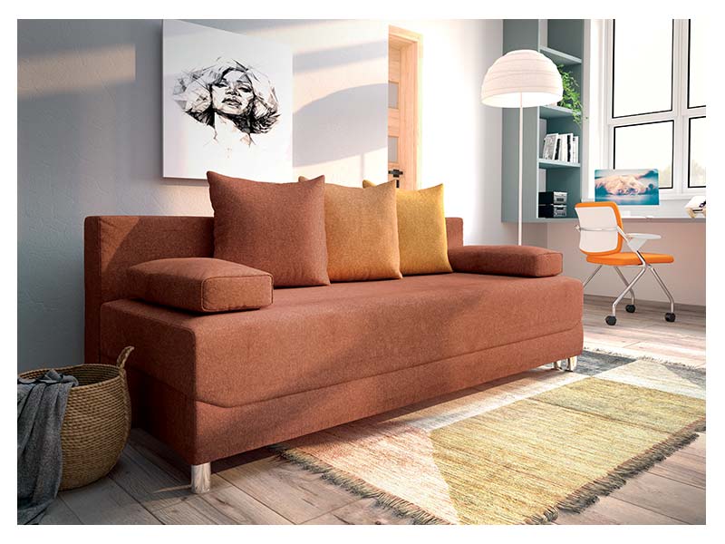 Libro Sofa Alisa - Compact sofa bed with storage - Online store Smart Furniture Mississauga