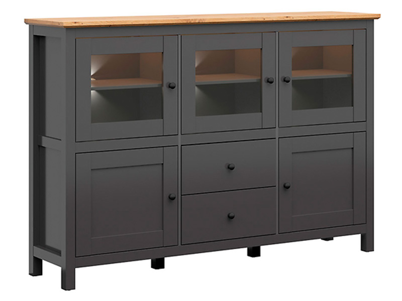  Hesen Tall Sideboard - Scandinavian collection - Online store Smart Furniture Mississauga