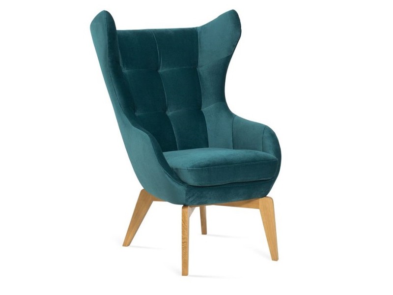 Gala Collezione Armchair Neo II - Unique accent chair on the wooden base