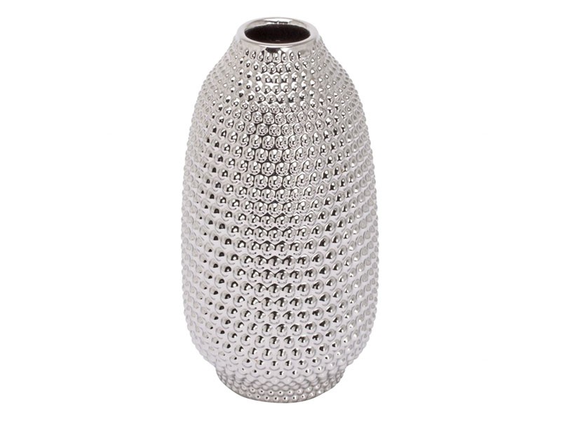 Torre &amp; Tagus Studded Dot Ceramic Bullet Small Vase 26.6cm - Decorative vase