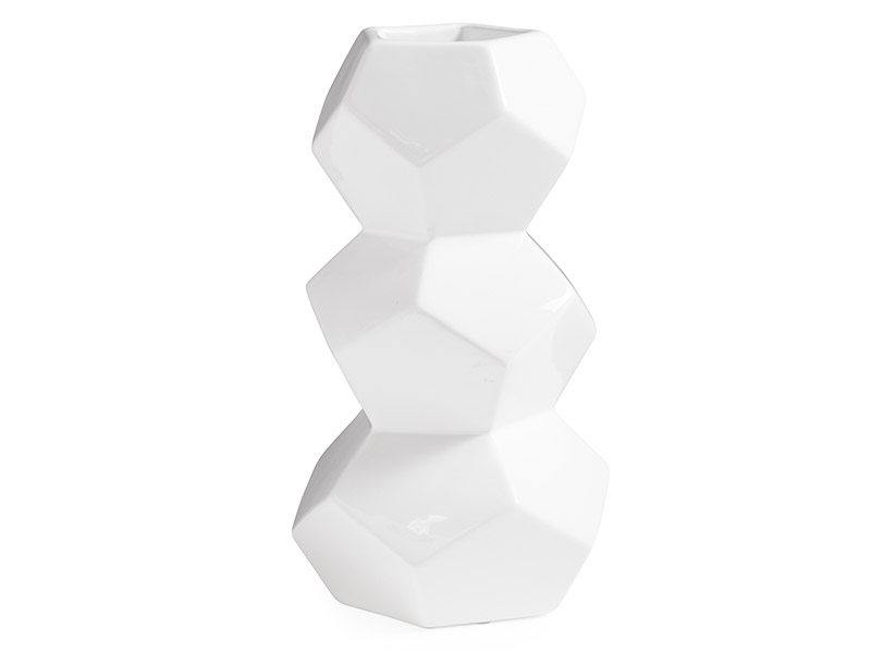  Torre & Tagus Orion Stacked Medium Vase - Ceramic home decor - Online store Smart Furniture Mississauga