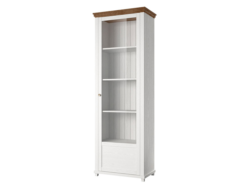  Helvetia Evora Right Single Display Cabinet Type 06 A/O - Classic china cabinet - Online store Smart Furniture Mississauga