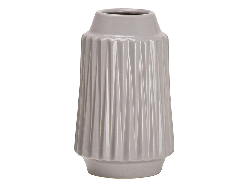 Torre &amp; Tagus Ella Medium Faceted Ceramic Vase - Decorative vase