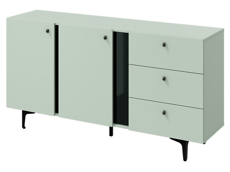 Lenart Colours Medium Sideboard CS-02 Sage - Modern accent furniture
