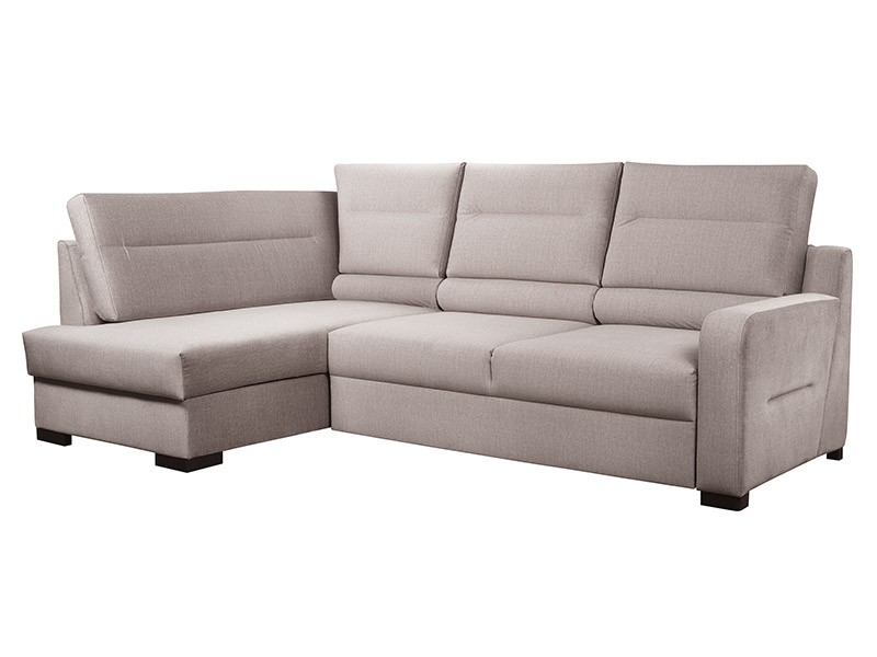 Libro Sectional Modo - Sectional with a bed, storage and adjustable backrests