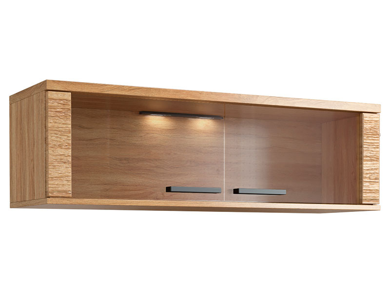  Mebin Pik Medium Floating Cabinet Natural Oak Lager - Living room collection - Online store Smart Furniture Mississauga