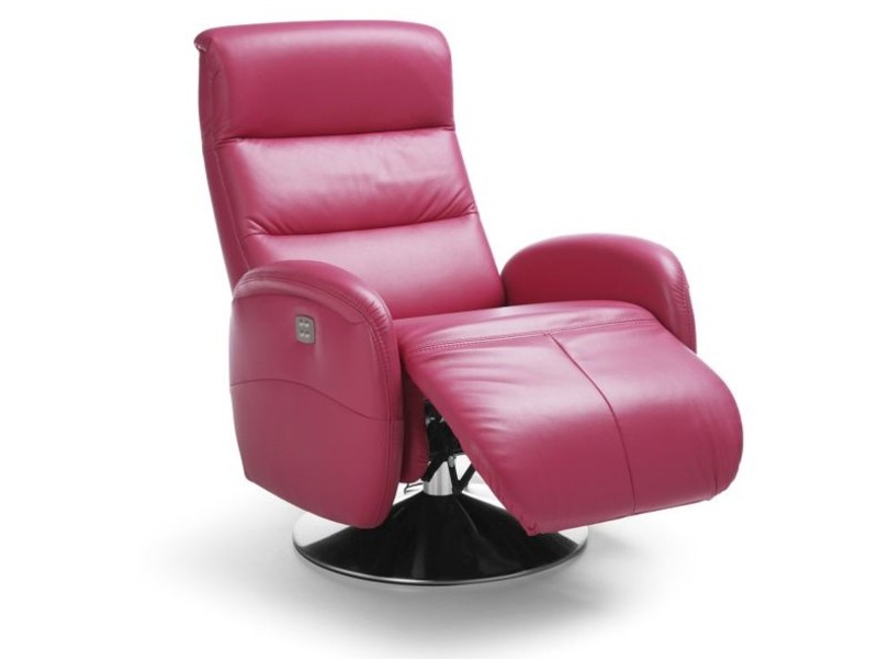 Gala Collezione Power Recliner Chair Arosa With Battery - Swivel recliner