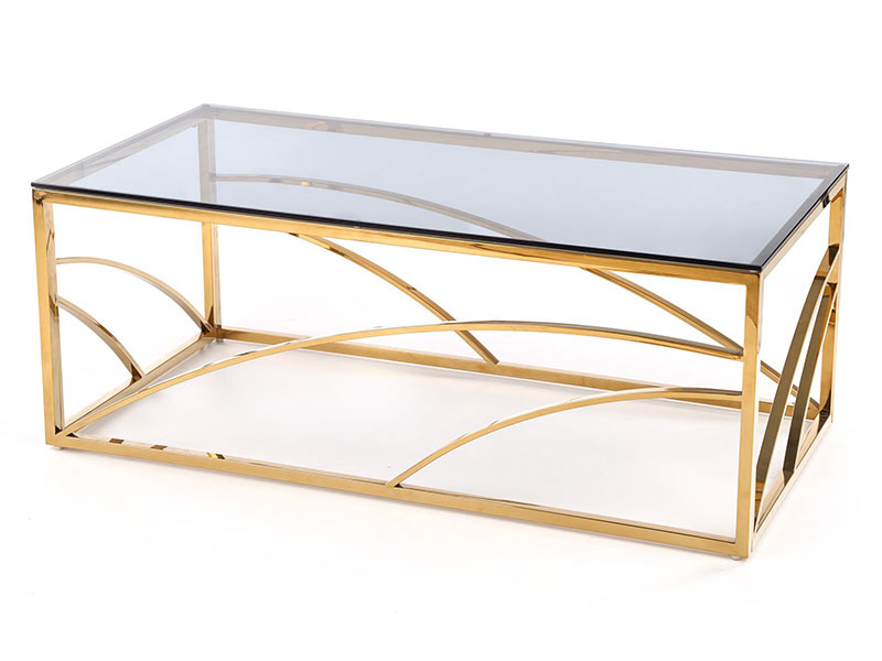  Halmar Universe Coffee Table - Gold center table - Online store Smart Furniture Mississauga